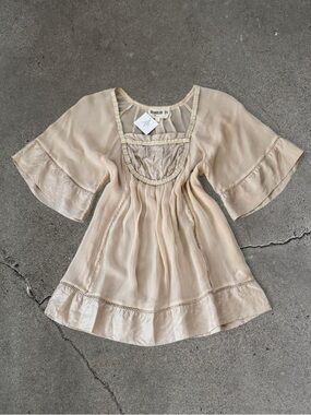 Bohemian Vintage 100% Silk Hannah Jo Tunic